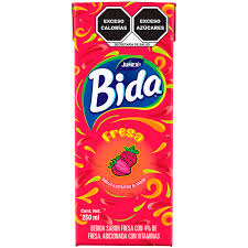 Bida Fresa 250ml: Frescura intensa, sabor vibrante en cada sorbo.