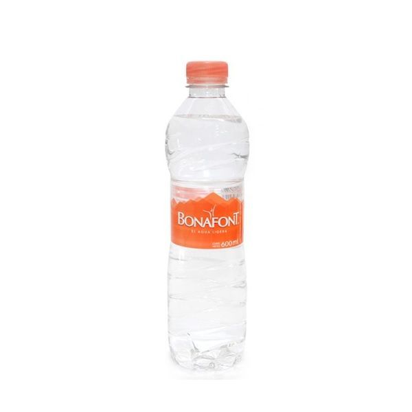 Bonafont 600ml: Agua pura para refrescar tu día con vitalidad.