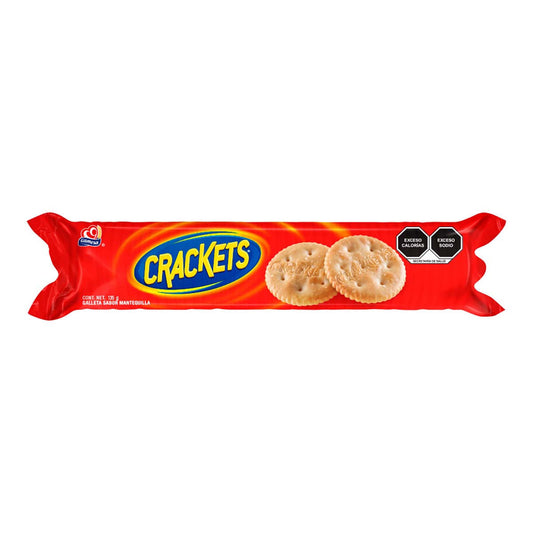 Crackets Tubo 135gr: El snack crujiente que despierta tus papilas en cada bocado.