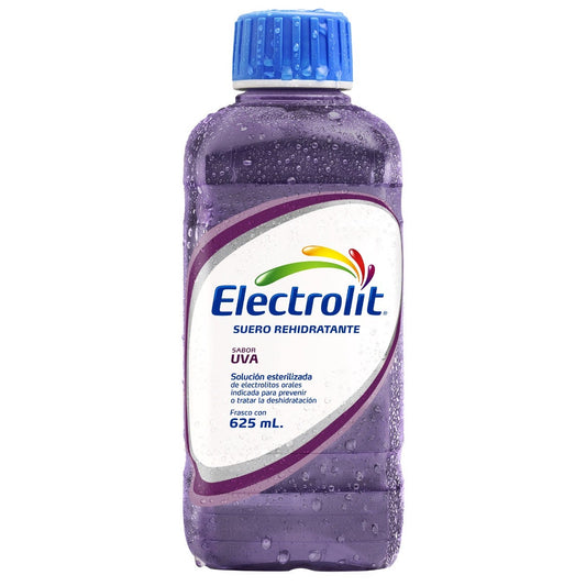 Electrolit Uva 625ml: Refresca con la intensidad frutal de la uva.