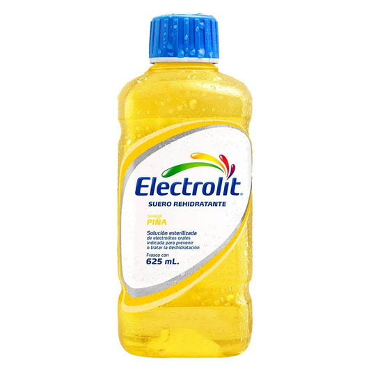 Electrolit Piña 625ml: Frescura tropical que revitaliza al instante.