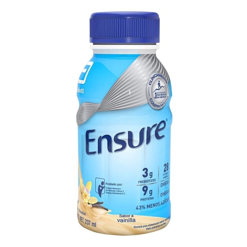 Ensure Vainilla 237ml: Nutrición deliciosa para tu bienestar diario.