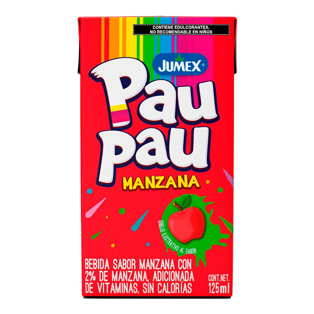 Pau Pau Manzana 125ml: Refresca con sabor natural y auténtico