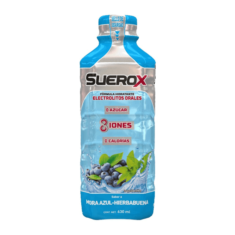 Suerox 8Iones Mora Azul 630ml: Energía vibrante, sabor irresistible!