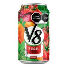 V8 Campbell Lata C340ml: Sabor vegetal fresco y revitalizante!